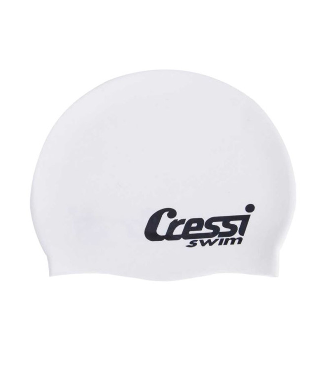 Gorro de natación Cressi Silicona Infantil Blanco