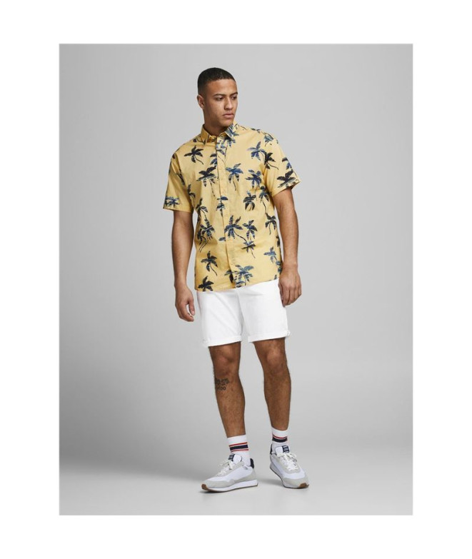 Pantalón Jack And Jones bowie Solid Hombre White