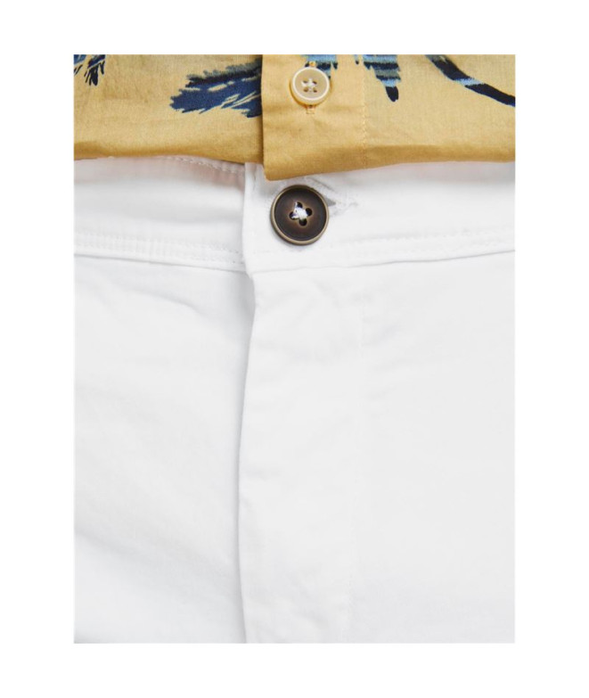 Pantalón Jack And Jones bowie Solid Hombre White