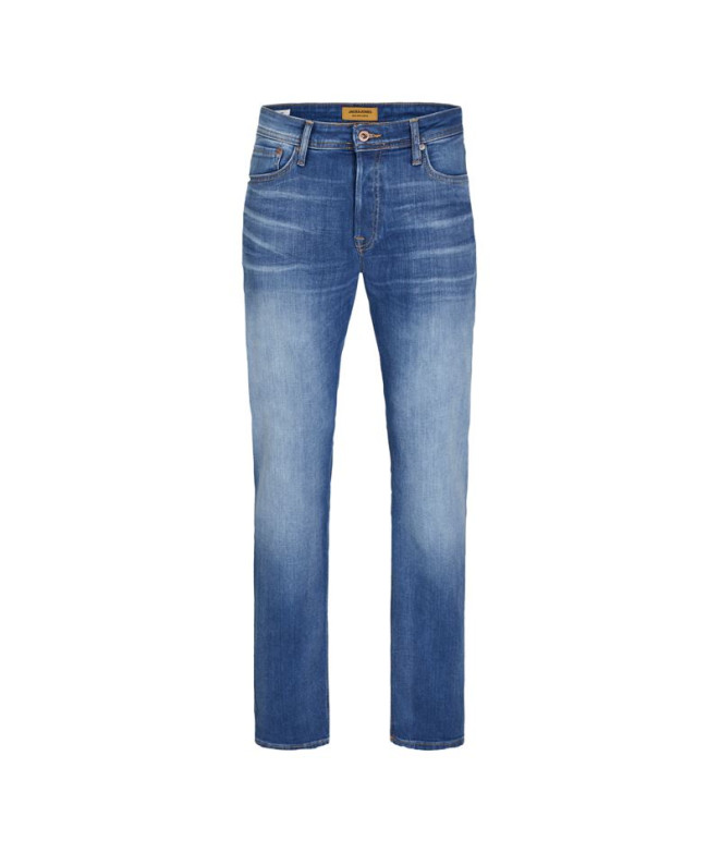 Homem Calças de ganga Jack & Jones mike original Jos 411 Blue Denim