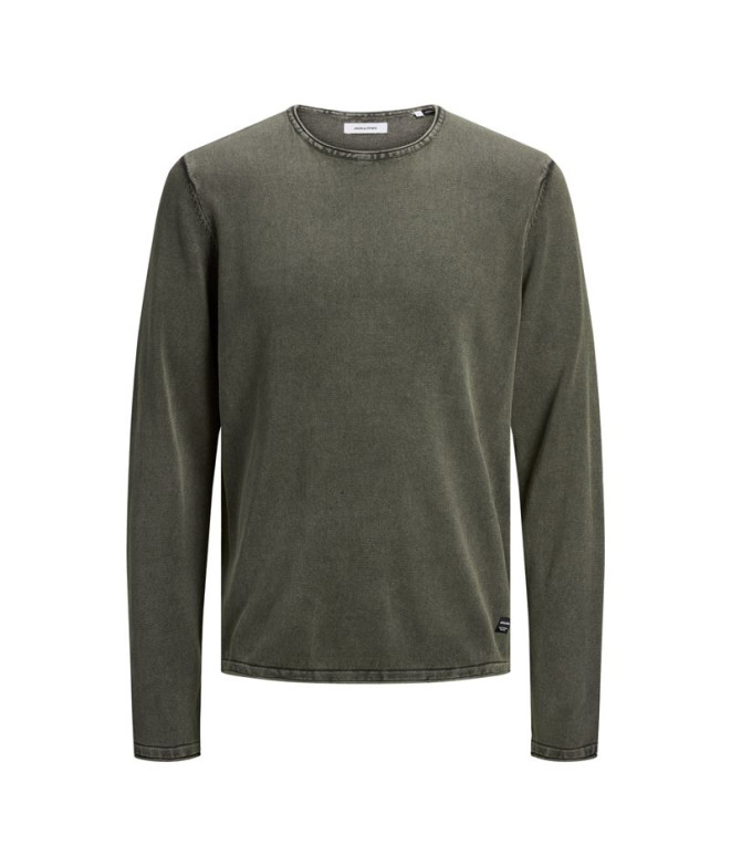 Homem Jack & Jones eleo Knit Pullover Dusty Olive