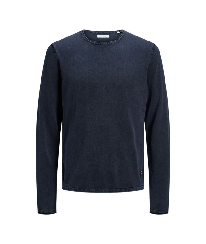 Homem Jack & Jones eleo Knit Pullover Navy Blazer