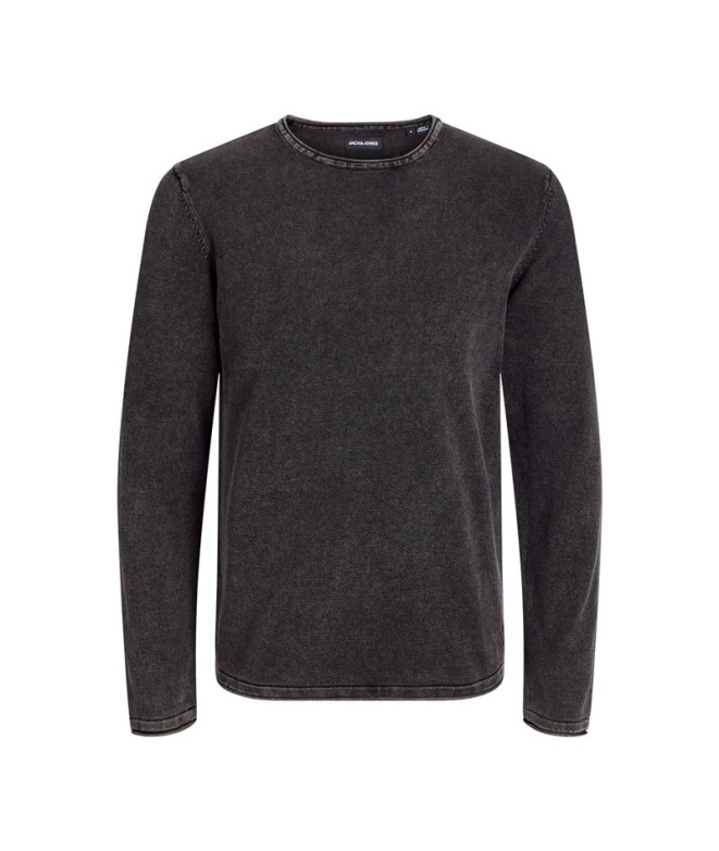 Homem Jack & Jones eleo Pullover de malha Caviar