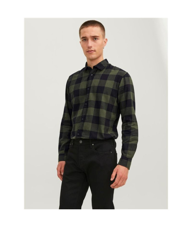 Camisa Jack & Jones gingham Twill Hombre Dusty...