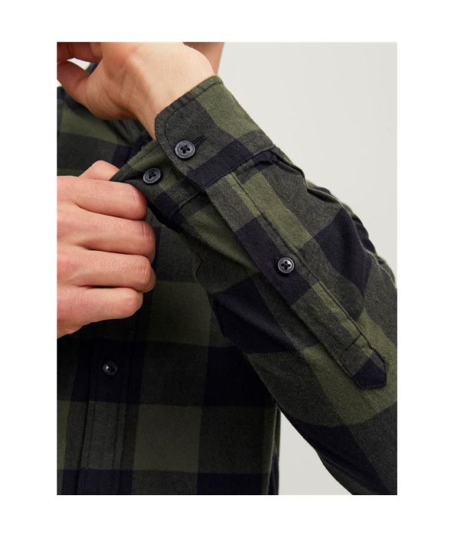 Camisa Jack & Jones gingham Twill Hombre Dusty...