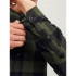 Camisa Jack & Jones gingham Twill Hombre Dusty Olive