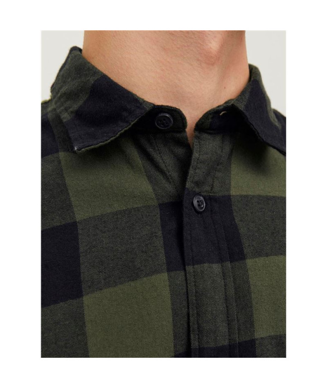 Camisa Jack & Jones gingham Twill Hombre Dusty...