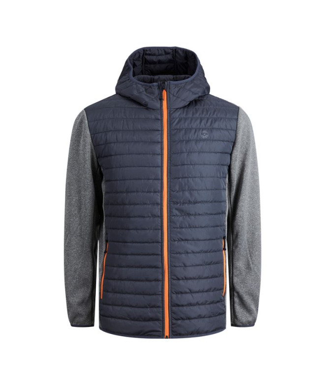 Casaco Homem Jack and Jones emulti Quilted Grey Melange