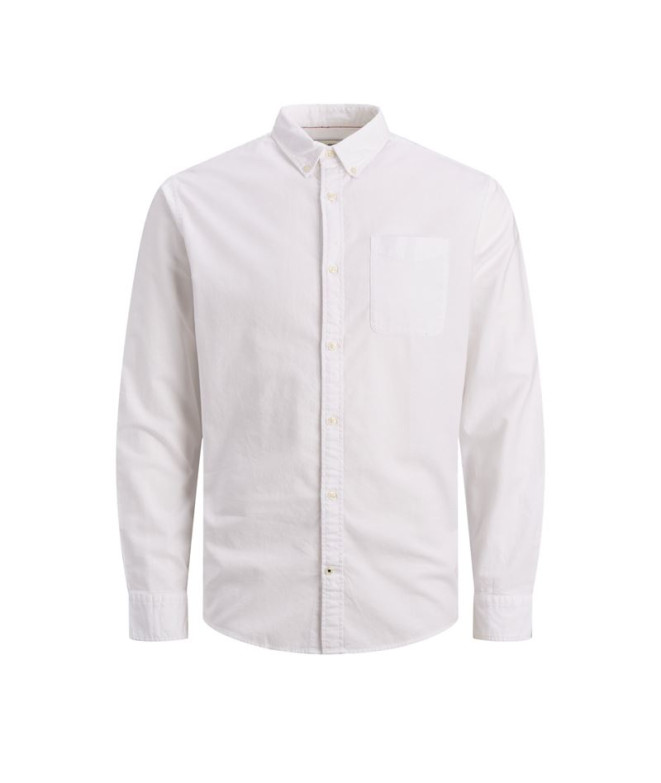 Camisa Homem Jack & Jones oxford Branco