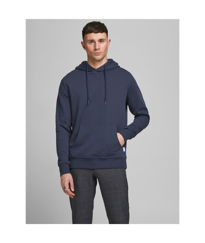 Sudadera Jack and Jones ebasic Navy Hombre