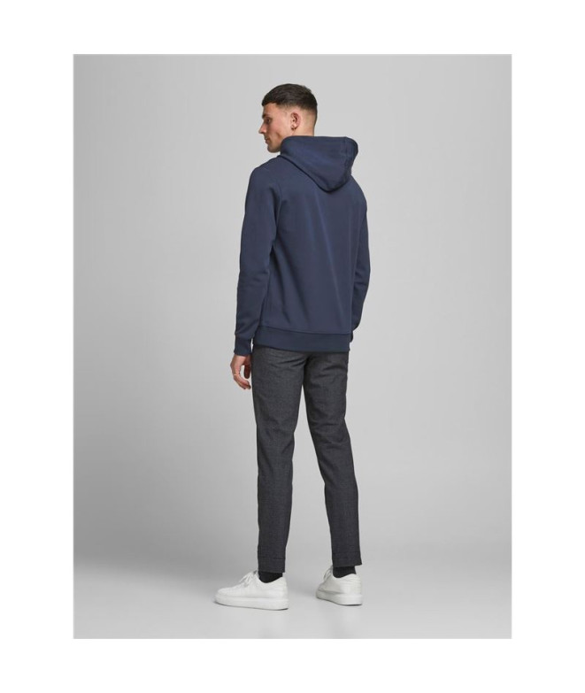 Sudadera Jack and Jones ebasic Navy Hombre