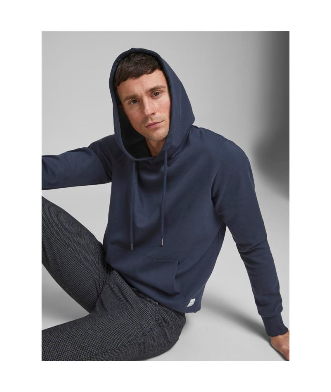 Sweat Jack and Jones ebasic Navy Homme