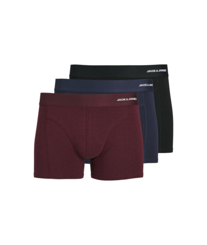 Calzoncillo Jack & Jones Jacbasic Bamboo 3 Pack Hombre Port Royale