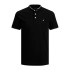 Polo Jack and Jones epaulos Mao Black Hombre
