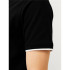 Polo Jack and Jones epaulos Mao Black Hombre