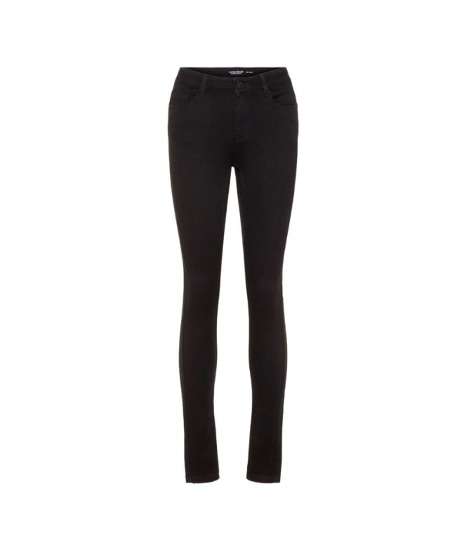 Calça Vero Moda sete Nwhape Up Jeans Vi506 Preto Mulher