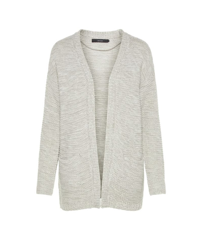 Veste Vero Moda V ou Nom Ls Light Grey Melange Femme