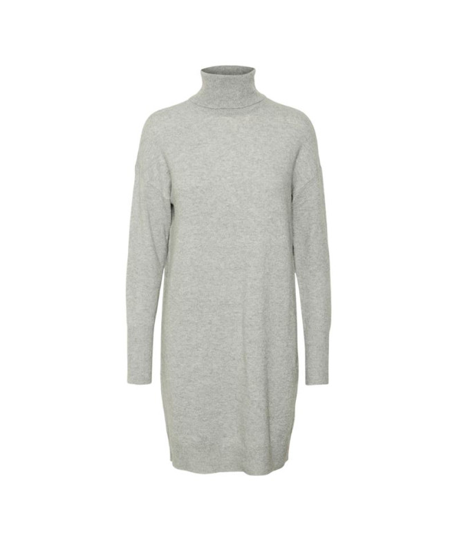 Robe Vero Moda col brillant Mélange gris clair Femme