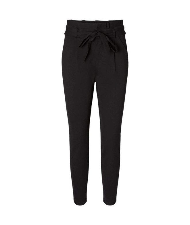 Pantalons Vero Moda eva Hw Loose Paperbag Noir Femme