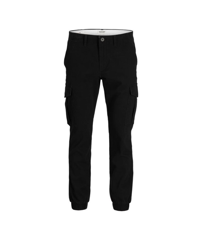 Calça Jack and Jones tmarco joe Cuffed Cargo Preto Homem