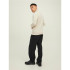 Jersey Jack and Jones eemil Knit Half Zip Oatmeal Hombre