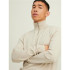 Jersey Jack and Jones eemil Knit Half Zip Oatmeal Hombre