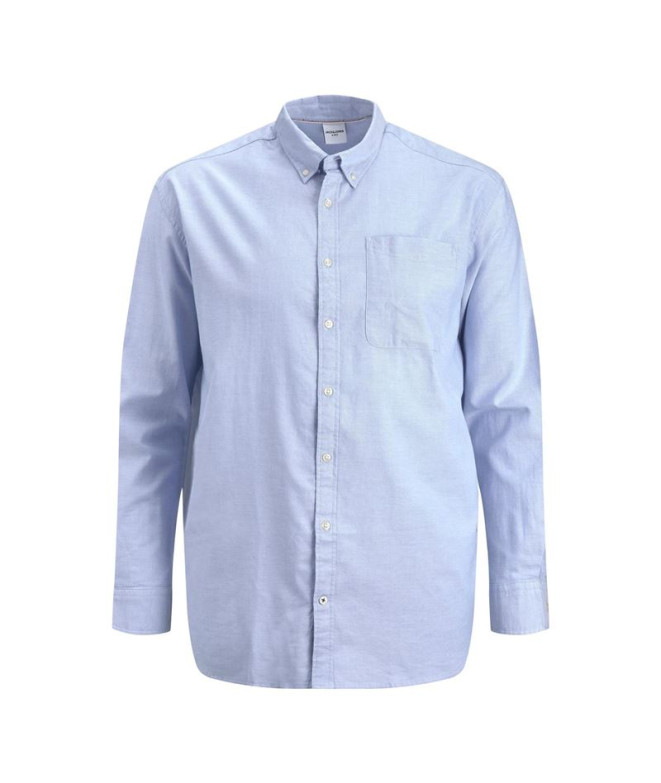 Camisa Jack and Jones eoxford S21 Cashmere Blue Homem