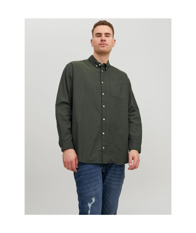 Chemise Jack & Jones oxford S21 Homme Forest Night
