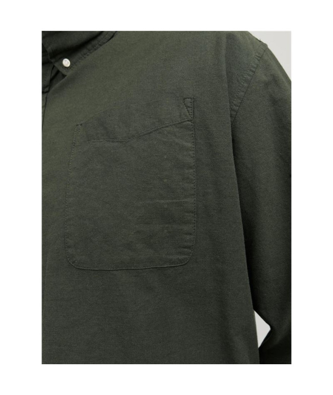 Camisa Jack & Jones oxford S21 Homem Forest Night