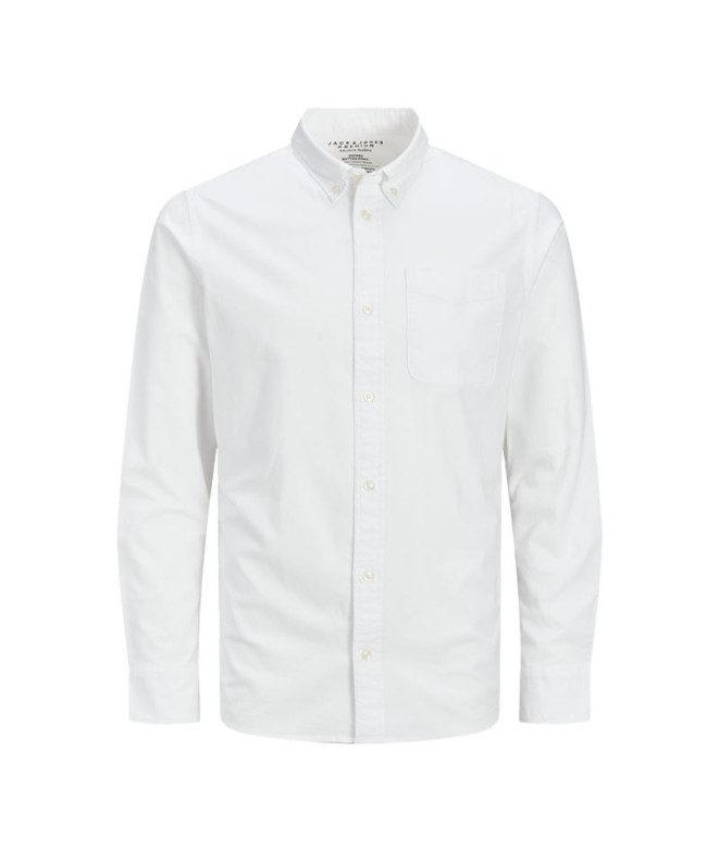 Chemise Jack and Jones brook Oxford Blanc Homme