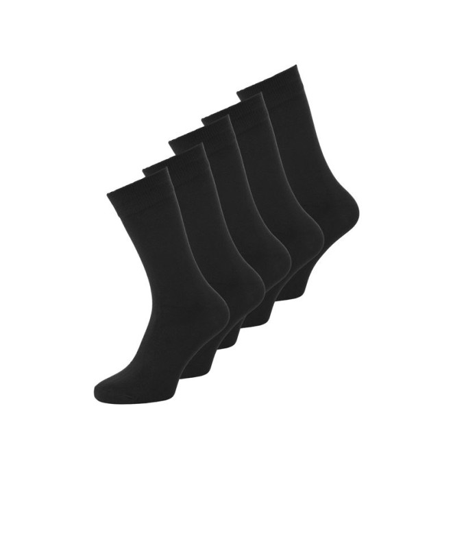 Chaussettes Pack Homme Jack & Jones Jacbasic Bamboo 5 Noir