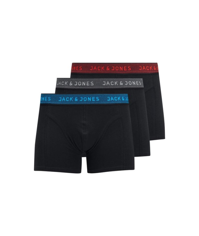 Cuecas Pack Jack e Jones Jacwaistband 3 Asfalto Infantil