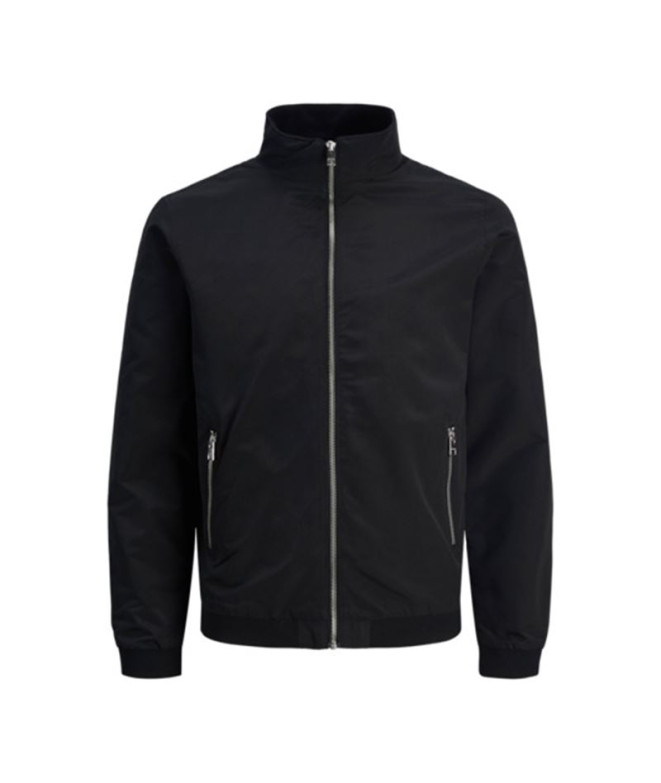 Chaqueta Jack & Jones Jjerush Harrington Bomber Hombre Black