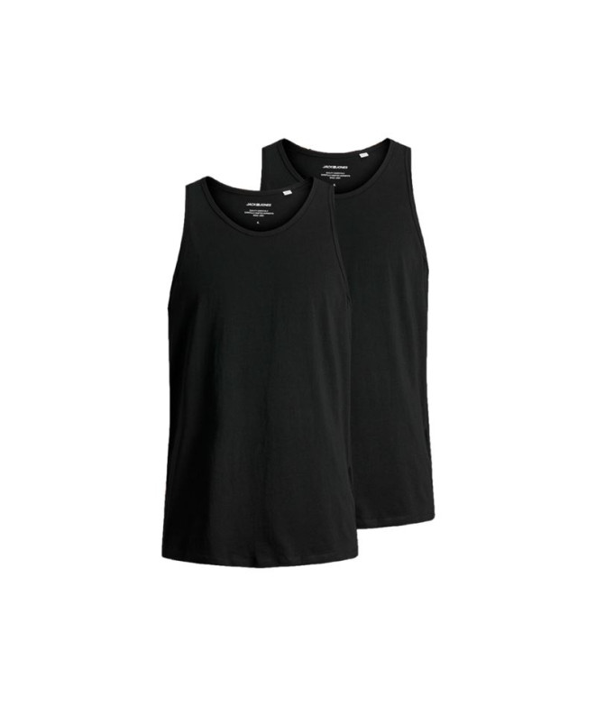 Camiseta Pack Homem Jack & Jones Jacbasic Tanktop 2 Preto