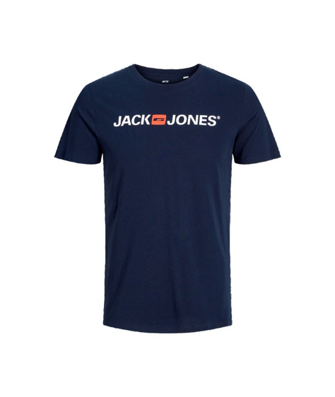 Camiseta Jack and Jones ecorp Old Logo Hombre Navy Blazer