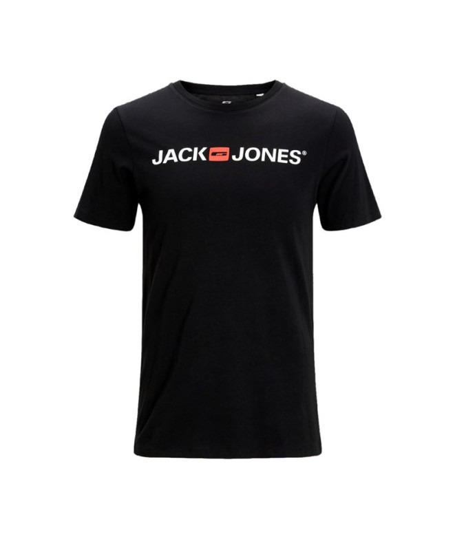 Camiseta Jack and Jones ecorp Old Logo Black Hombre