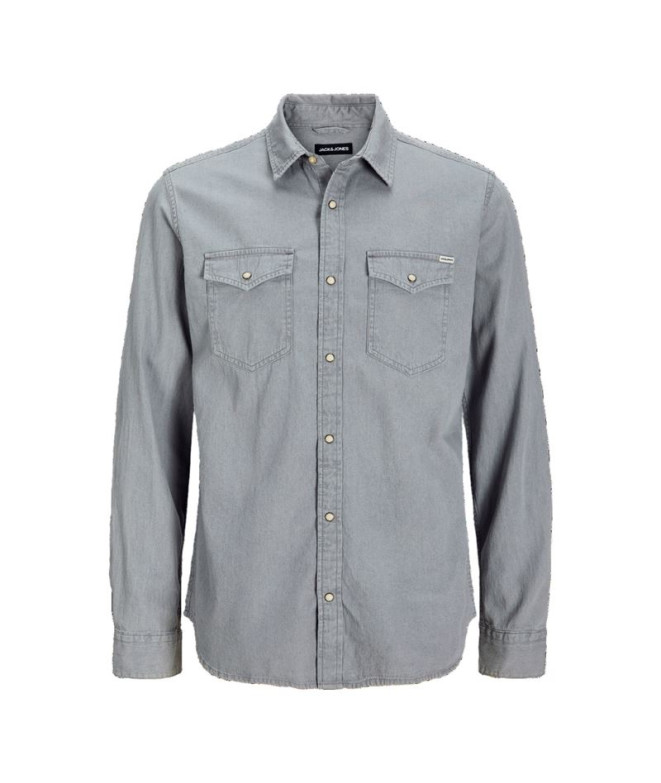 Chemise Homme Jack & Jones sheridan Denim gris clair