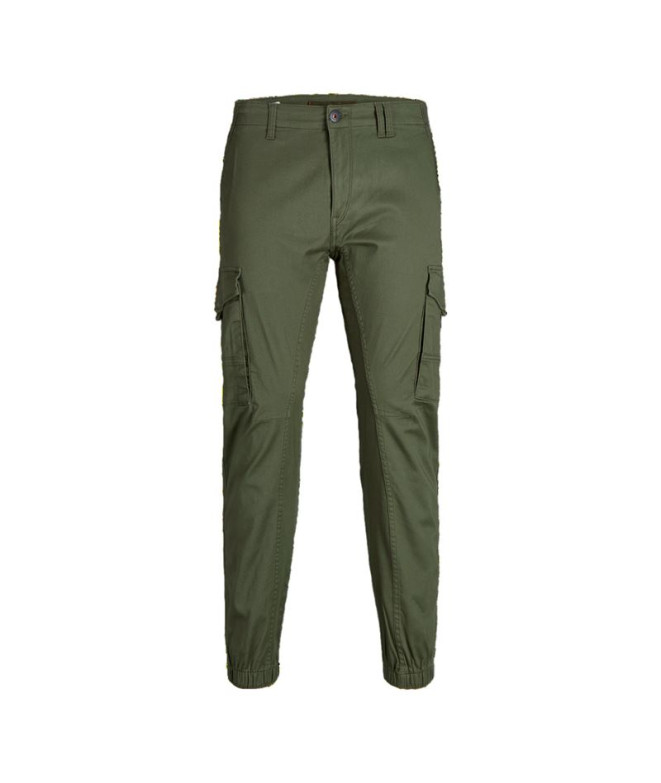 Calça Homem Jack & Jones stpaul flake Cargo Olive Night Olive Night