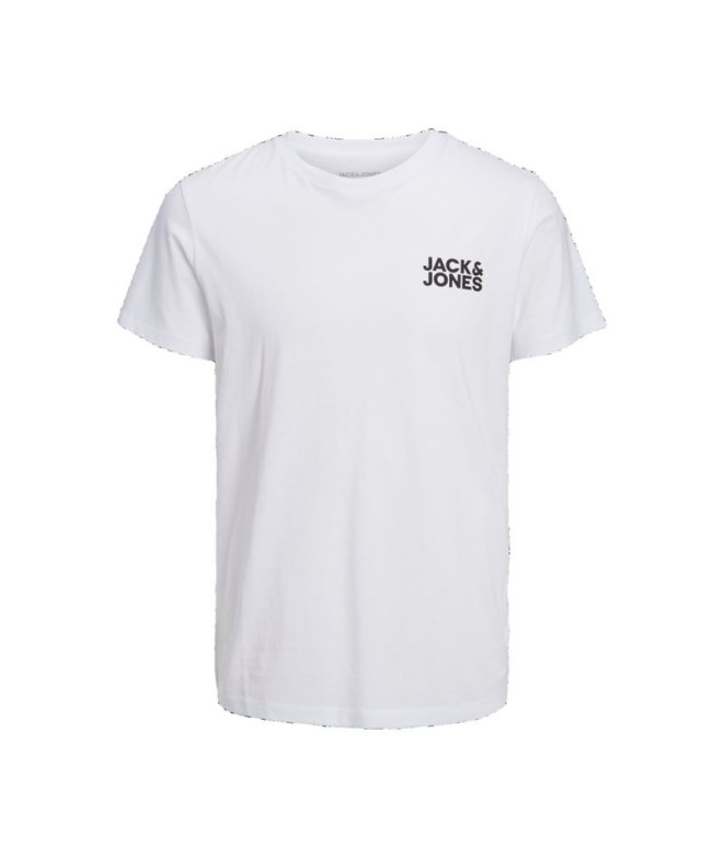 Camiseta Jack & Jones corp Logo Hombre White