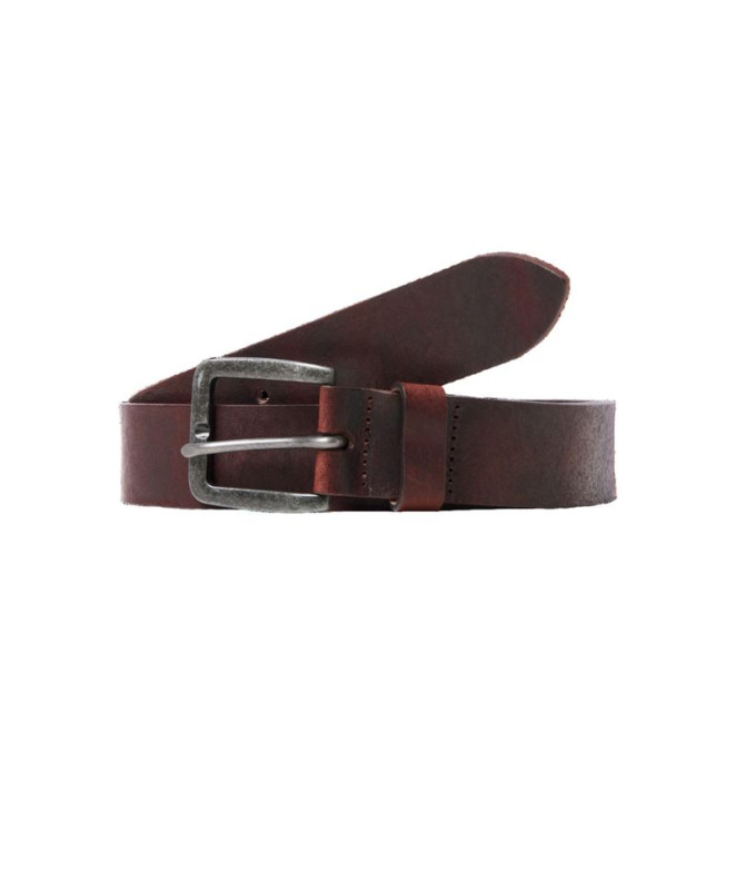 Ceinture Jack and Jones Jacvictor Leather Black Coffee Homme