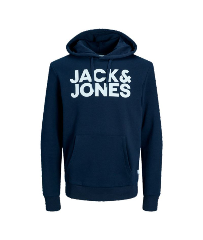 Moletom Blazer com logótipo ecorp da Jack and Jones em azul-marinho Homem