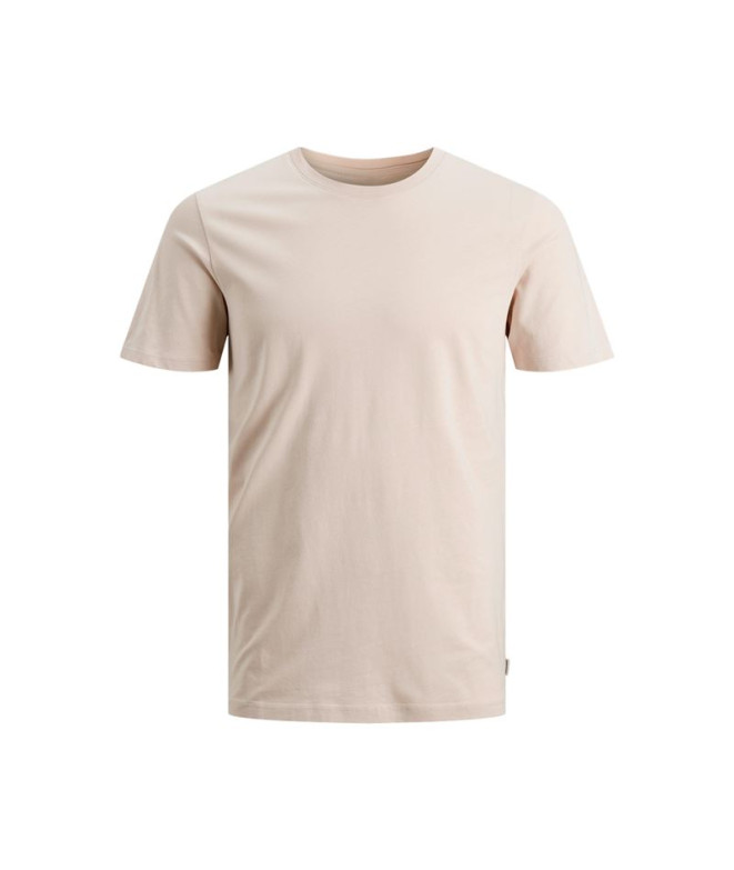 Camiseta Jack and Jones eorganic Gola em O básica em forma de lua Homem