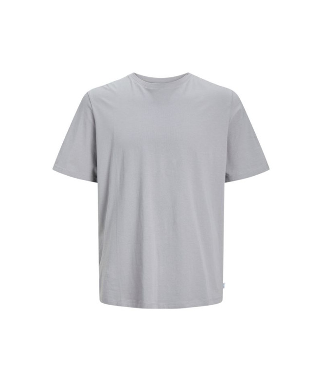 Camiseta Jack and Jones eorganic Basic O-Neck Ultimate Grey Hombre