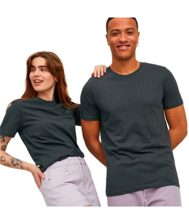 Camiseta Jack & Jones orgânico Basic Homem Asfalto
