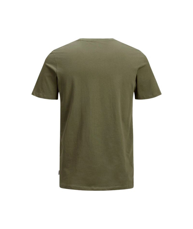 Camiseta Jack and Jones eorganic Basic Olive...