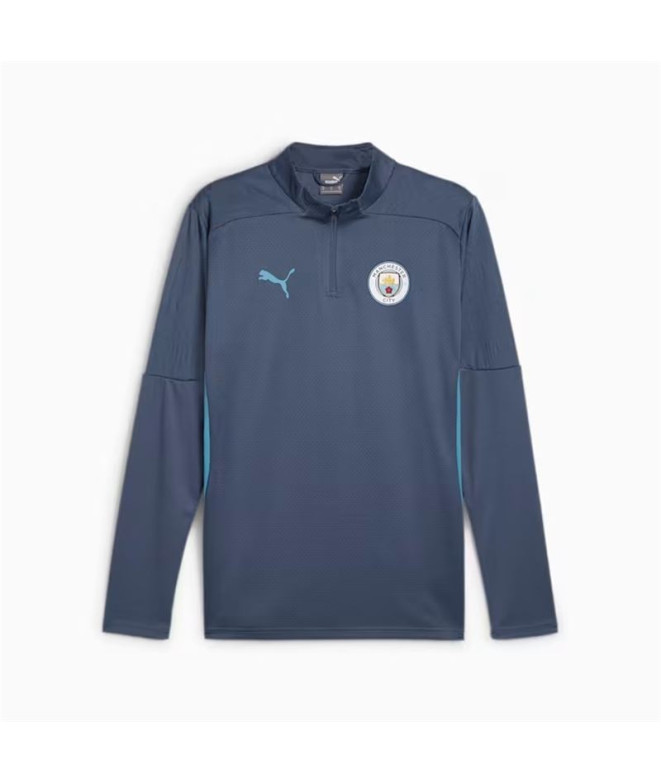 Moletom Futebol Top from Puma Manchester City 24/25 Training 1/4 Zip Homem