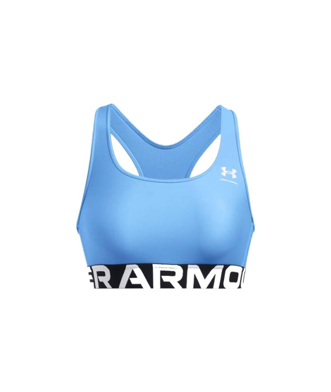 Sujetador Deportivo Under Armour Hg Mid Branded Mujer Azul
