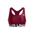 Sutiã esportivo Under Armour Mulher Hg Mid Branded Vermelho