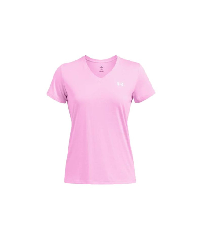 Camiseta de Fitness Under Armour Tech Ssv- Twist Mujer Rosa