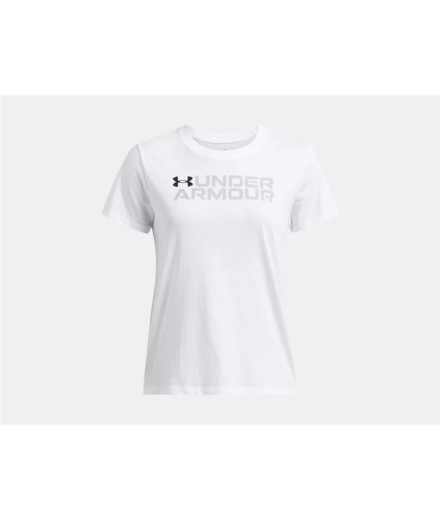 Camiseta de Fitness Under Armour Bl Pack SS Mujer Blanco